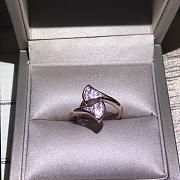 Bvlgari Divas' Dream Ring with 0.17 ct Diamonds Rose Gold/ Silver - 1