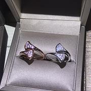 Bvlgari Divas' Dream Ring with 0.17 ct Diamonds Rose Gold/ Silver - 2