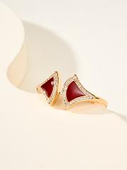 Bvlgari Divas' Dream Ring Rose Gold Red - 2