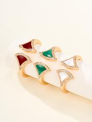 Bvlgari Divas' Dream Ring Rose Gold Red - 5