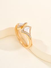Bvlgari Divas' Dream Ring Rose Gold White - 5