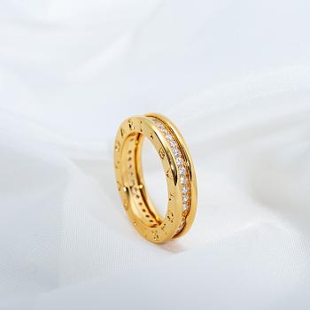 Bvlgari B.Zero1 Rock One-Band Ring Yellow Gold 