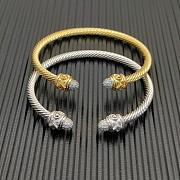 David Yurman Renaissance Cablespira Bracelet 18K Yellow Gold/ Silver With Diamonds 3.5mm - 1
