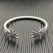 David Yurman Starburst Cable Bracelet Sterling silver with Diamonds 3.5mm - 5