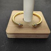 David Yurman Cable Bracelet 18K Yellow Gold with Diamonds 5mm - 2