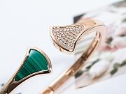 Bvlgari Divas' Dream Bracelet Rose Gold Bangle Green - 4