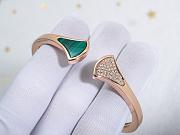 Bvlgari Divas' Dream Bracelet Rose Gold Bangle Green - 3