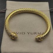 David Yurman Classic Cablespira Bracelet 18K Yellow Gold with Diamonds 7mm - 2
