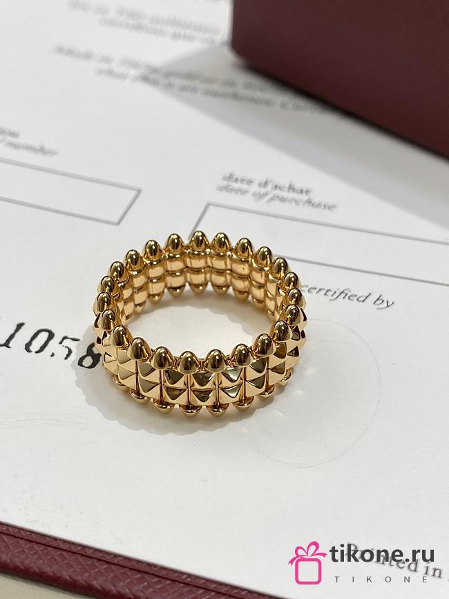 Cariter Clash De Cartier Ring Double Row Rose Gold - 1