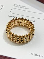 Cariter Clash De Cartier Ring Double Row Rose Gold - 6