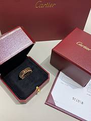 Cariter Clash De Cartier Ring Double Row Rose Gold - 2