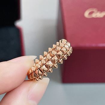 Cariter Clash De Cartier Ring Rose Gold