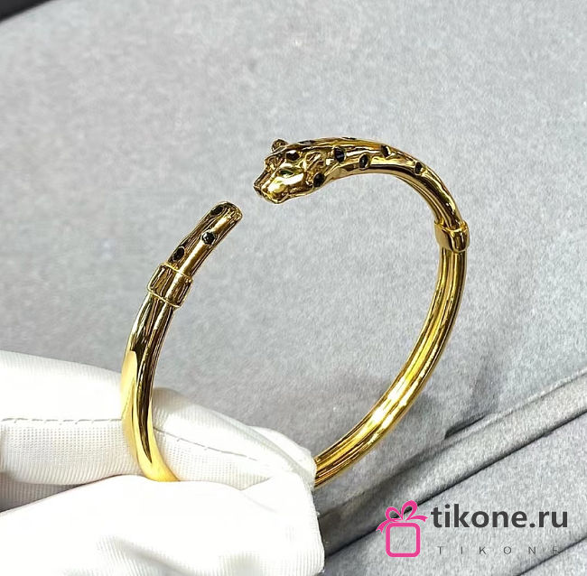 Panthère de Cartier Bracelet 18K Yellow Gold Onyx Black  - 1