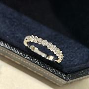 Bee de Chaumet Ring Rose Gold/ Yellow Gold/ Silver Diamonds 2.5mm 081934 - 3
