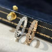 Bee de Chaumet Ring Rose Gold/ Yellow Gold/ Silver Diamonds 2.5mm 081934 - 4