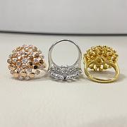 Bee de Chaumet Ring Rose Gold/ Yellow Gold/ Silver Diamonds 085391 - 6