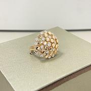 Bee de Chaumet Ring Rose Gold/ Yellow Gold/ Silver Diamonds 085391 - 5