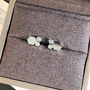 Bee de Chaumet Earrings Rose Gold/ Silver Diamond 083985 - 5