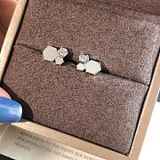 Bee de Chaumet Earrings Rose Gold/ Silver Diamond 083985 - 6
