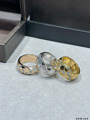 Bee de Chaumet Ring Rose Gold/ Yellow Gold/ Silver Diamonds 085409 - 1