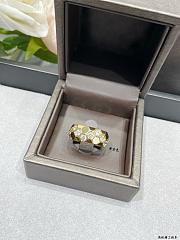 Bee de Chaumet Ring Rose Gold/ Yellow Gold/ Silver Diamonds 085409 - 3