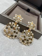 Bee de Chaumet Earrings Rose Gold Diamonds 085407 - 2