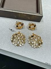 Bee de Chaumet Earrings Rose Gold Diamonds 085407 - 3