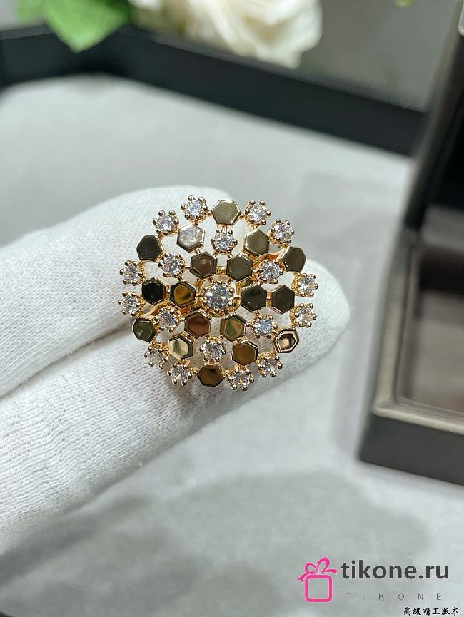 Bee de Chaumet Ring Rose Gold Diamonds 085391 - 1