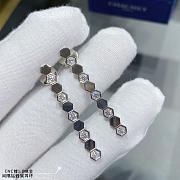 Bee de Chaumet Earrings Rose Gold/ Yellow Gold/ Silver Diamonds 083993  - 6