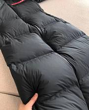 Prada Oversized Technical Re-nylon Down Coat Black  - 6