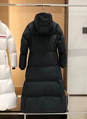 Prada Oversized Technical Re-nylon Down Coat Black  - 4