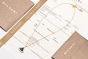 Bvlagari Divas' Dream Necklace Green With 0.28 Ct Rose Gold Diamond 358893 - 5