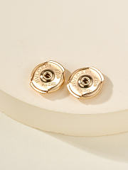 Divas' Dream Stud Earrings In 18 Kt Rose Gold Set With Green  - 6
