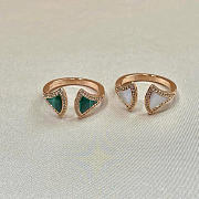 Bvlgari Divas' Dream Ring Rose Gold Green - 6