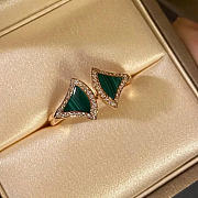 Bvlgari Divas' Dream Ring Rose Gold Green - 5