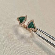 Bvlgari Divas' Dream Ring Rose Gold Green - 3