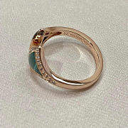 Bvlgari Divas' Dream Ring Rose Gold Green - 2