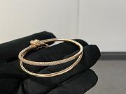 Tiffany Knot Double Row Bracelet in Rose Gold with Diamonds - 6