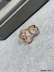 Messika My Twin Trilogy Ring 3x0.50CT Rose/ Yellow/ White Diamond 6778 - 2