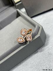 Messika My Twin Trilogy Ring 3x0.50CT Rose/ Yellow/ White Diamond 6778 - 4