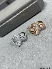 Messika My Twin Trilogy Ring 3x0.50CT Rose/ Yellow/ White Diamond 6778 - 5