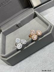Messika My Twin Trilogy Ring 3x0.50CT Rose/ Yellow/ White Diamond 6778 - 6