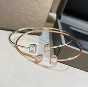 Messika My Twin Toi & Moi Thin Bangle 2x0.15CT Bracelet 7222 - 1
