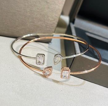 Messika My Twin Toi & Moi Thin Bangle 2x0.15CT Bracelet 7222