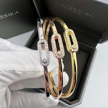 Messika Move Uno Pavé Flex Bangle Medium Diamond Bracelet 2057