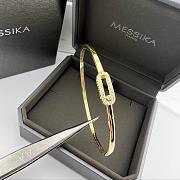 Messika Move Uno Pavé Flex Bangle Medium Diamond Bracelet 2057 - 4