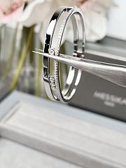Messika Move Romane Bangle White Gold Diamond Bracelet 06747 - 5
