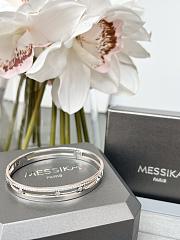 Messika Move Romane Bangle White Gold Diamond Bracelet 06747 - 4