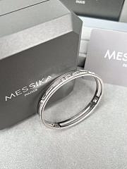 Messika Move Romane Bangle White Gold Diamond Bracelet 06747 - 1
