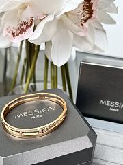 Messika Move Romane Bangle Pink Gold Diamond Bracelet 06747 - 4